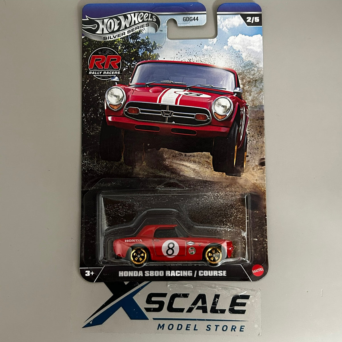 Silver Series Hot Wheels 1/64 Rally Racers Honda S800