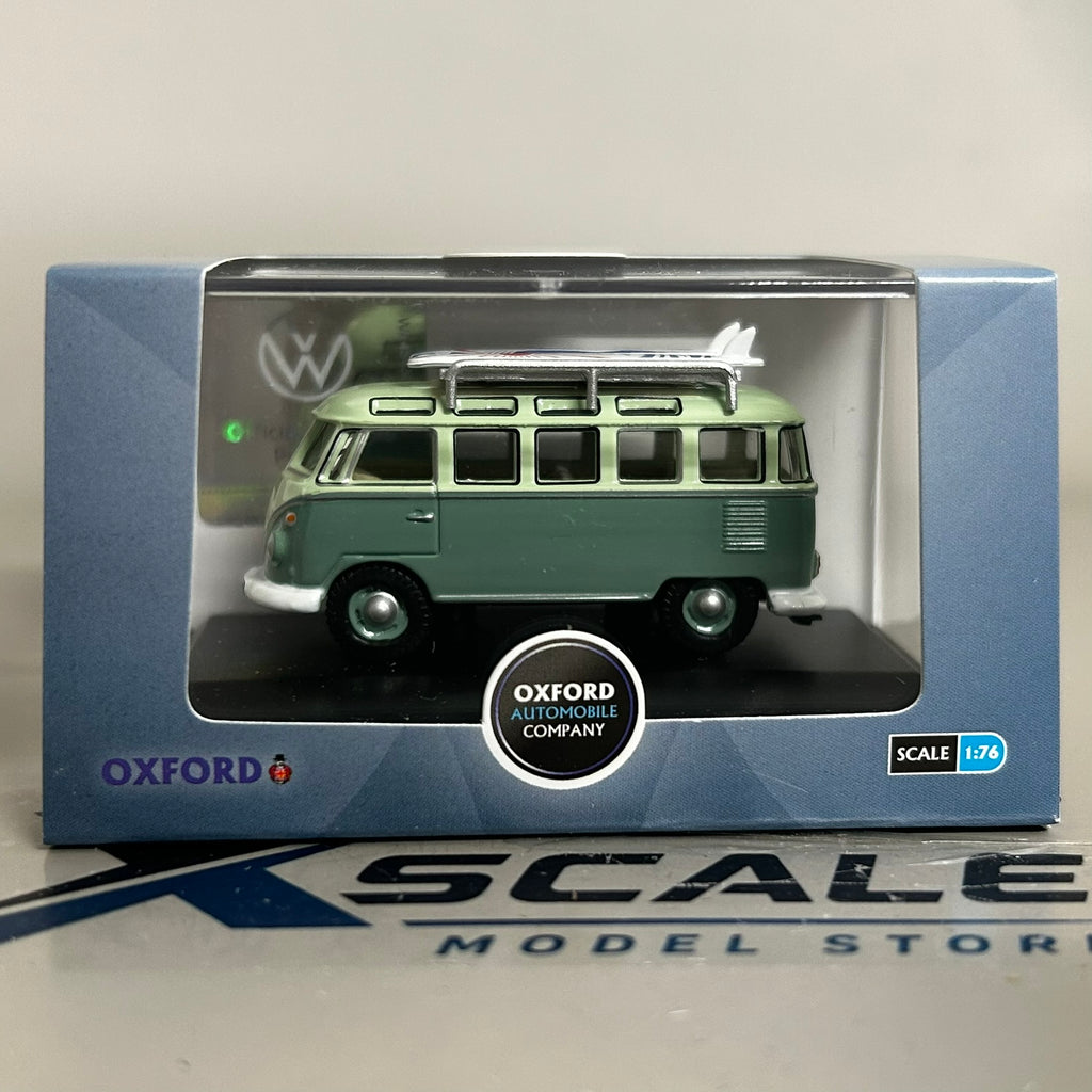 Oxford Diecast 1/76 Volkswagen T1 Samba Bus Surfboards