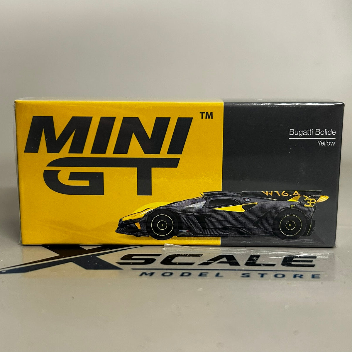 Mini GT 1/64 #1229 Bugatti Bolide Yellow