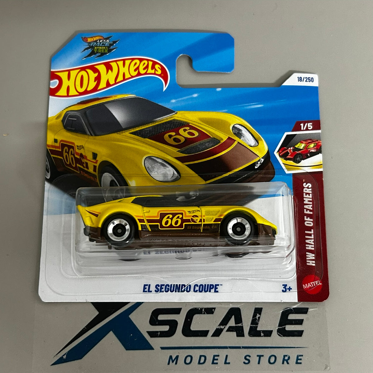 Hot Wheels 2027 A 1/64 Hall Of Famers El Segundo Coupe *Treasure Hunt*