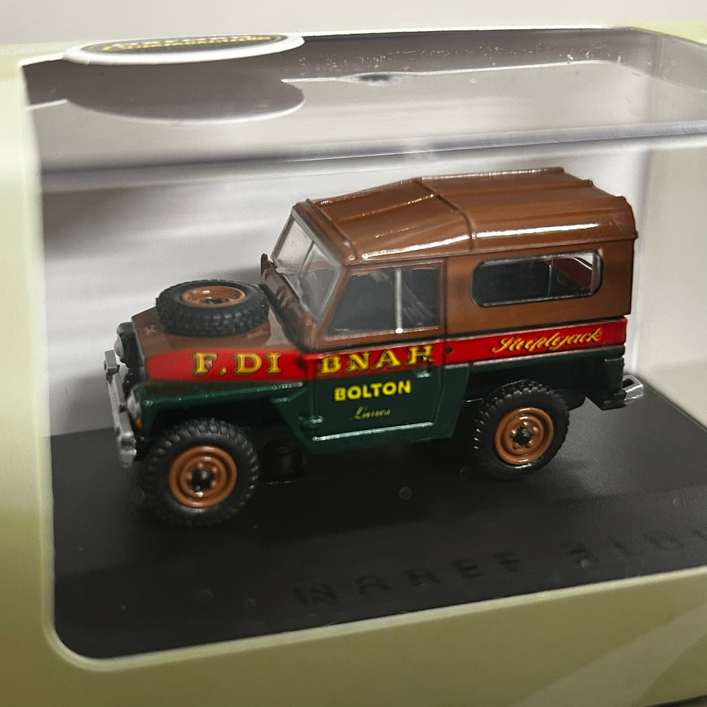 Oxford Diecast 1/76 Land Rover 1/2 Ton Lightweight Hard Top Fred Dibnah