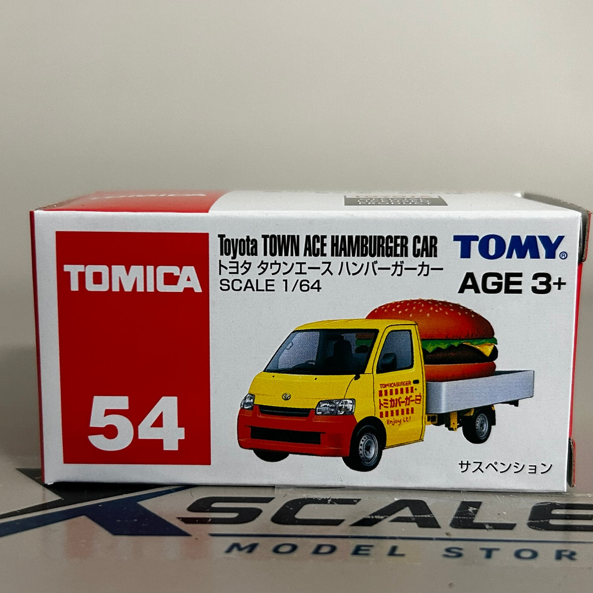 Tomica 1/64 #54 Toyota Town Ace Hamburger Car