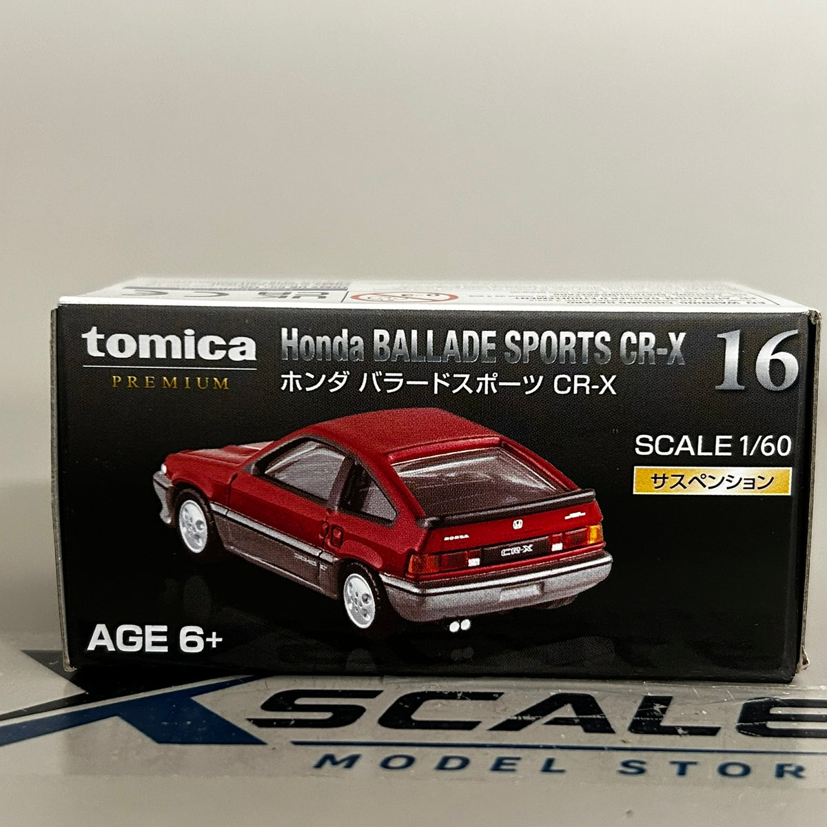 Tomica Premium 1/64 #16 Honda Ballade Sports CRX