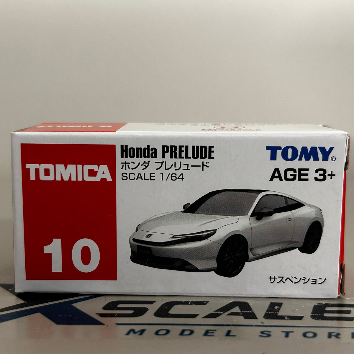 Tomica 1/64 #10 Honda Prelude