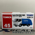 Tomica 1/64 #45 Toyota DYNA Refuse Garbage Truck