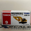 Tomica 1/64 #09 Komatsu Excavator PC200-10
