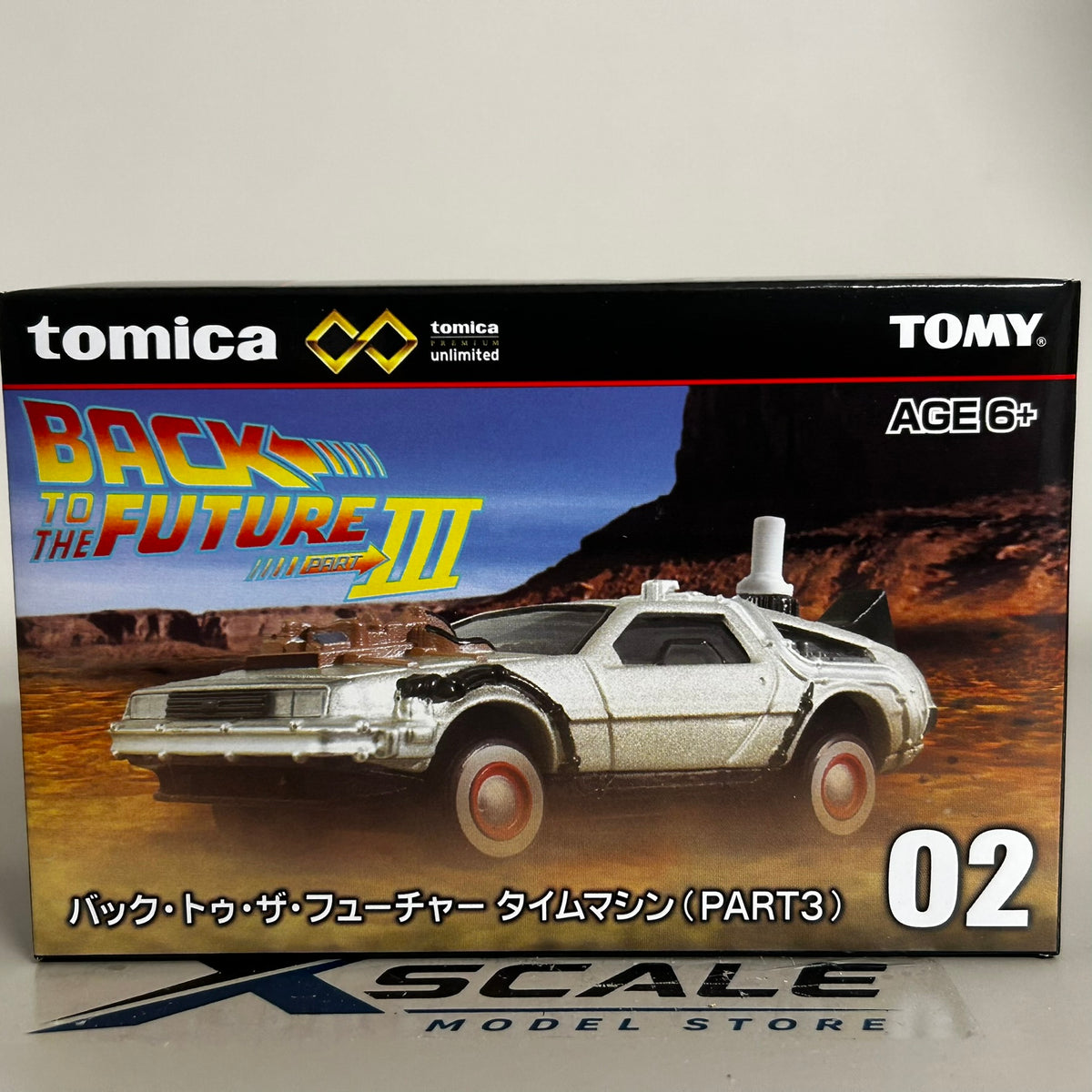 Tomica Unlimited 1/64 #02 Back to the Future Time Machine