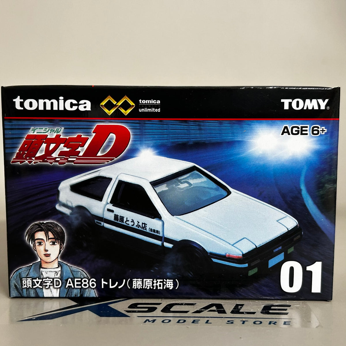 Tomica Unlimited 1/64 #01 Toyota AE86 Trueno