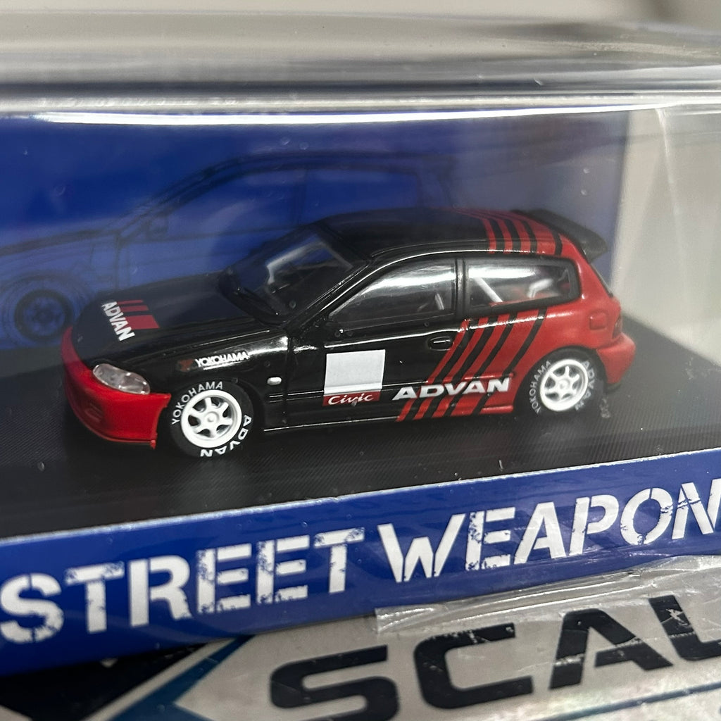 Street Weapon/Warrior 1/64 Honda Civic EG6 Advan