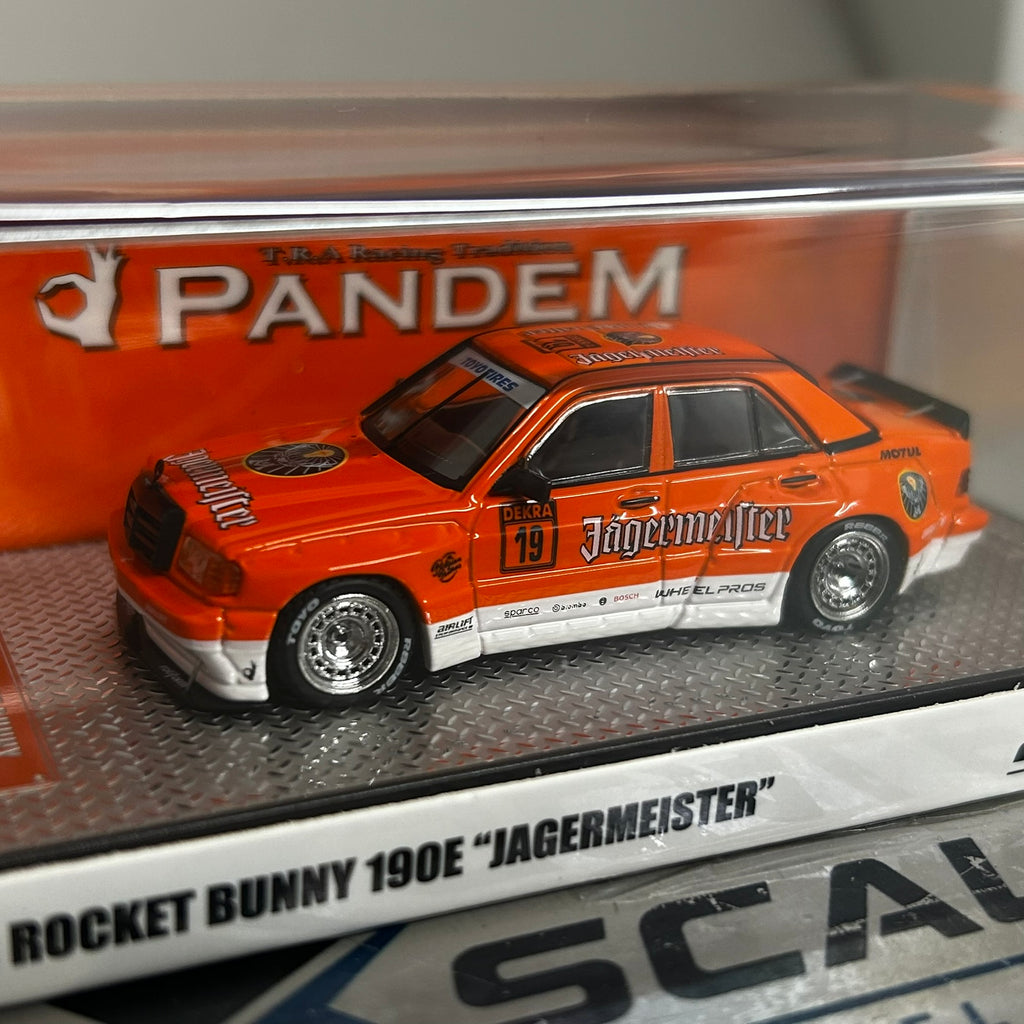 Inno64 1/64 Mercedes Benz 190E Pandem Rocket Bunny Jagermeister