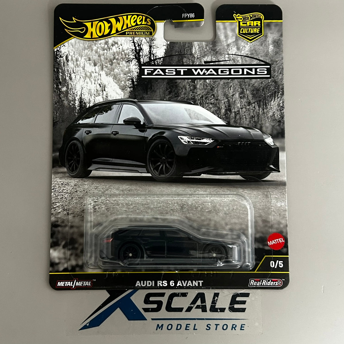 Premium Hot Wheels 1/64 Car Culture Wagons Audi RS6 Avant *CHASE*