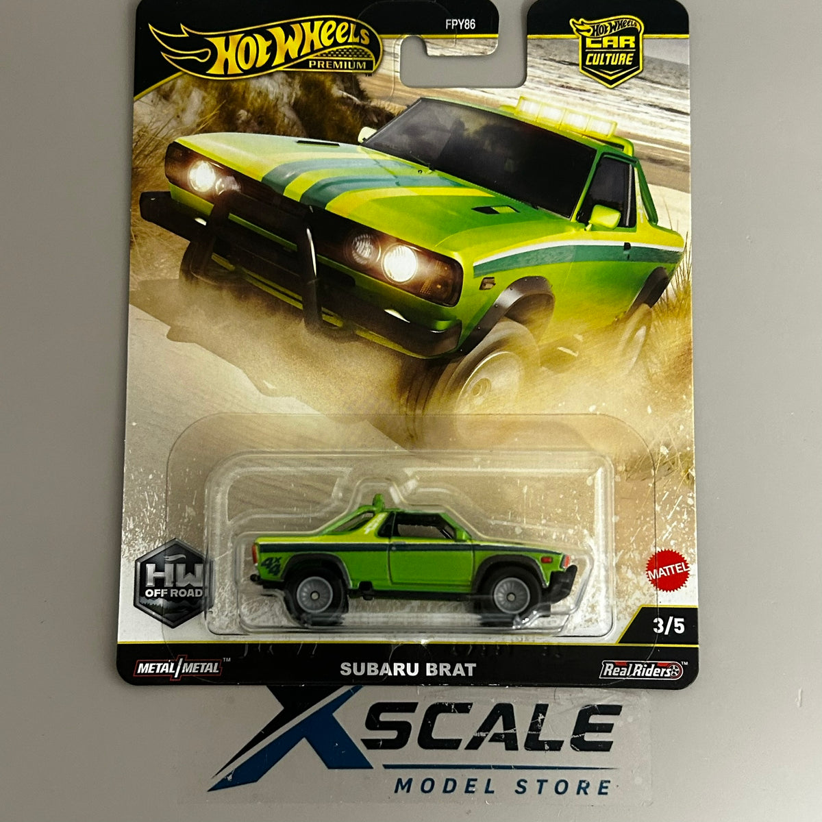 Premium Hot Wheels 1/64 Car Culture Off Road Subaru Brat
