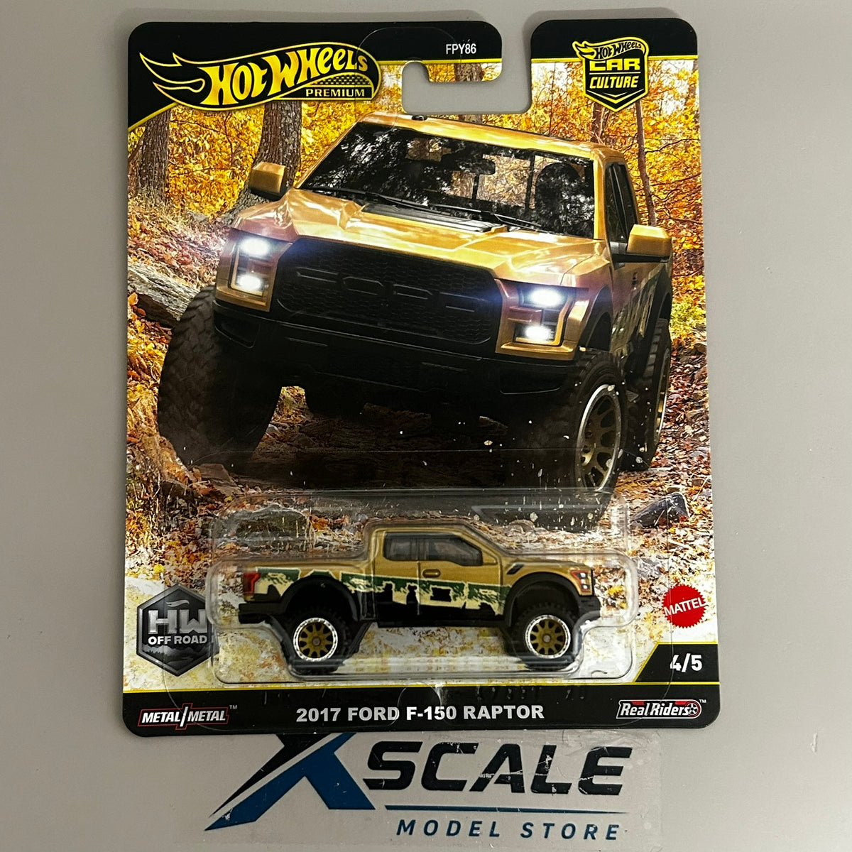 Premium Hot Wheels 1/64 Car Culture Off Road Ford F150 Raptor
