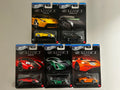 Silver Series Hot Wheels 1/64 Exotics Full Set of 5