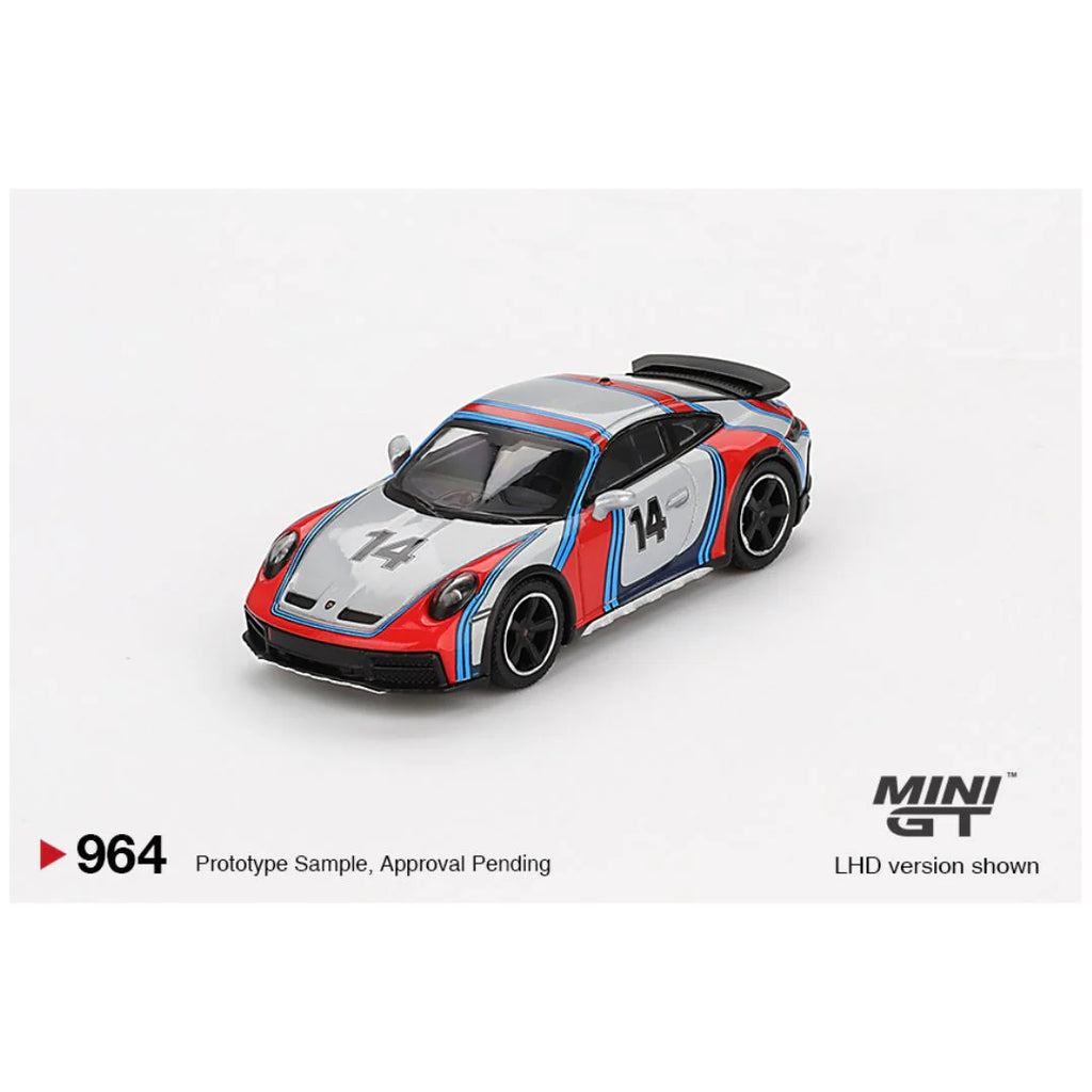 Mini GT 1/64 #964 Porsche 911 Dakar Ice Gray Rally 1978