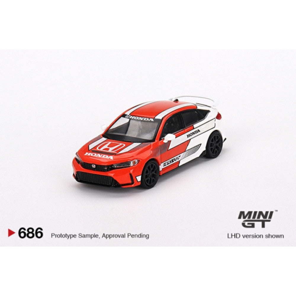 Mini GT 1/64 #686 Honda Civic Type R #1 Pace Car