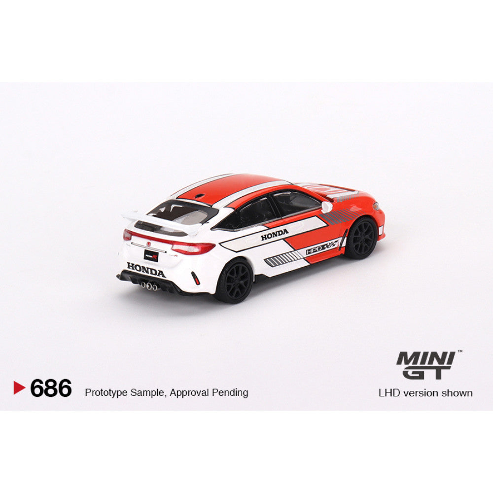 Mini GT 1/64 #686 Honda Civic Type R #1 Pace Car