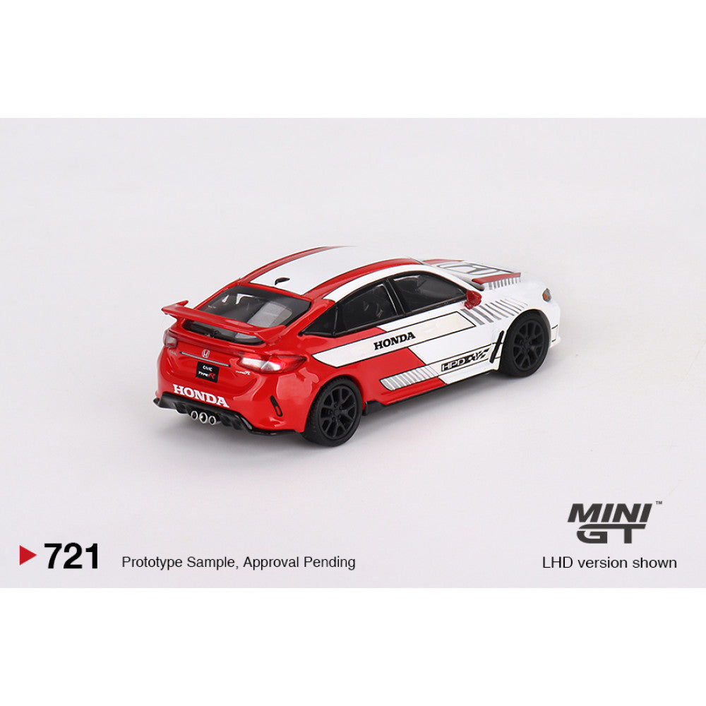 Mini GT 1/64 #721 Honda Civic Type R #2 Pace Car