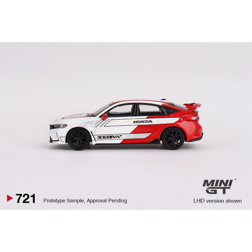 Mini GT 1/64 #721 Honda Civic Type R #2 Pace Car