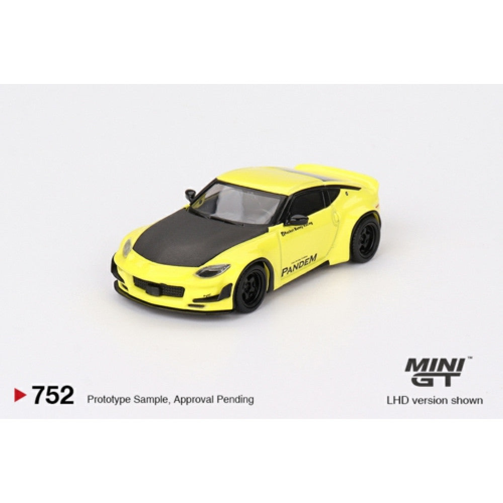 Mini GT 1/64 #752 Nissan Fairlady Z Pandem Yellow