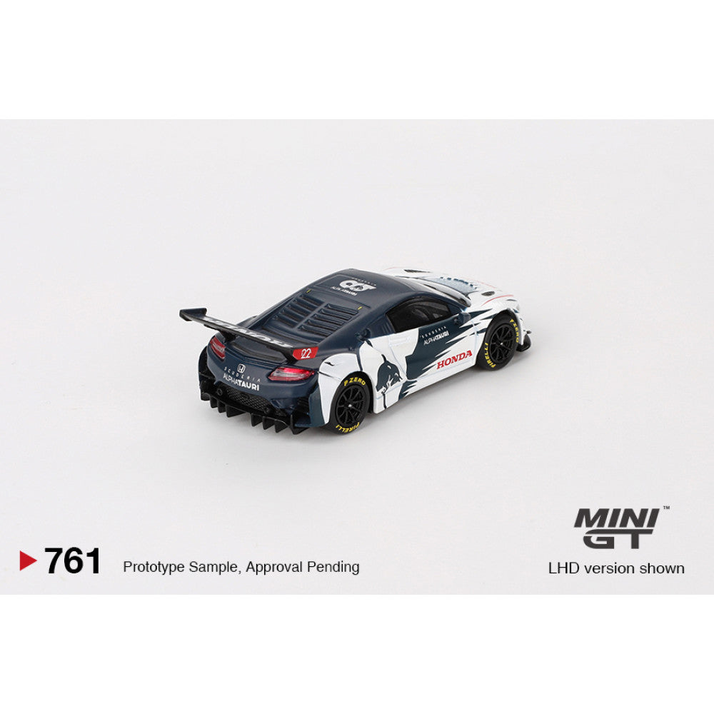 Mini GT 1/64 #761 Honda NSX GT EVO Alpha Tauri Red Bull 2023