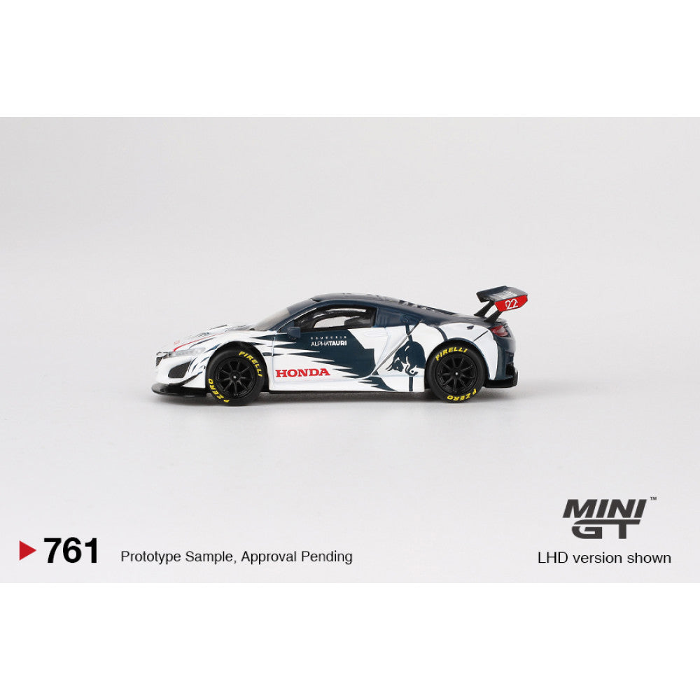 Mini GT 1/64 #761 Honda NSX GT EVO Alpha Tauri Red Bull 2023