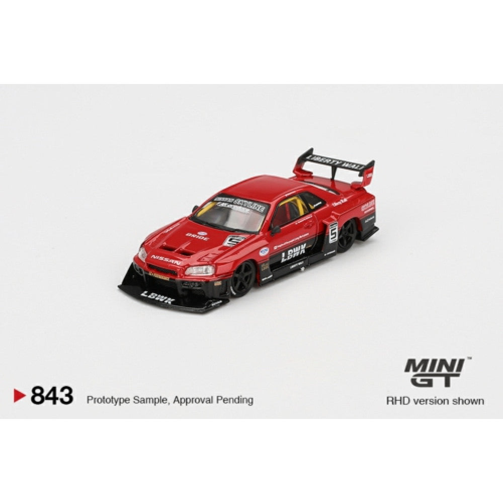 Mini GT 1/64 #843 Nissan LB ER34 Super Silhouette Skyline
