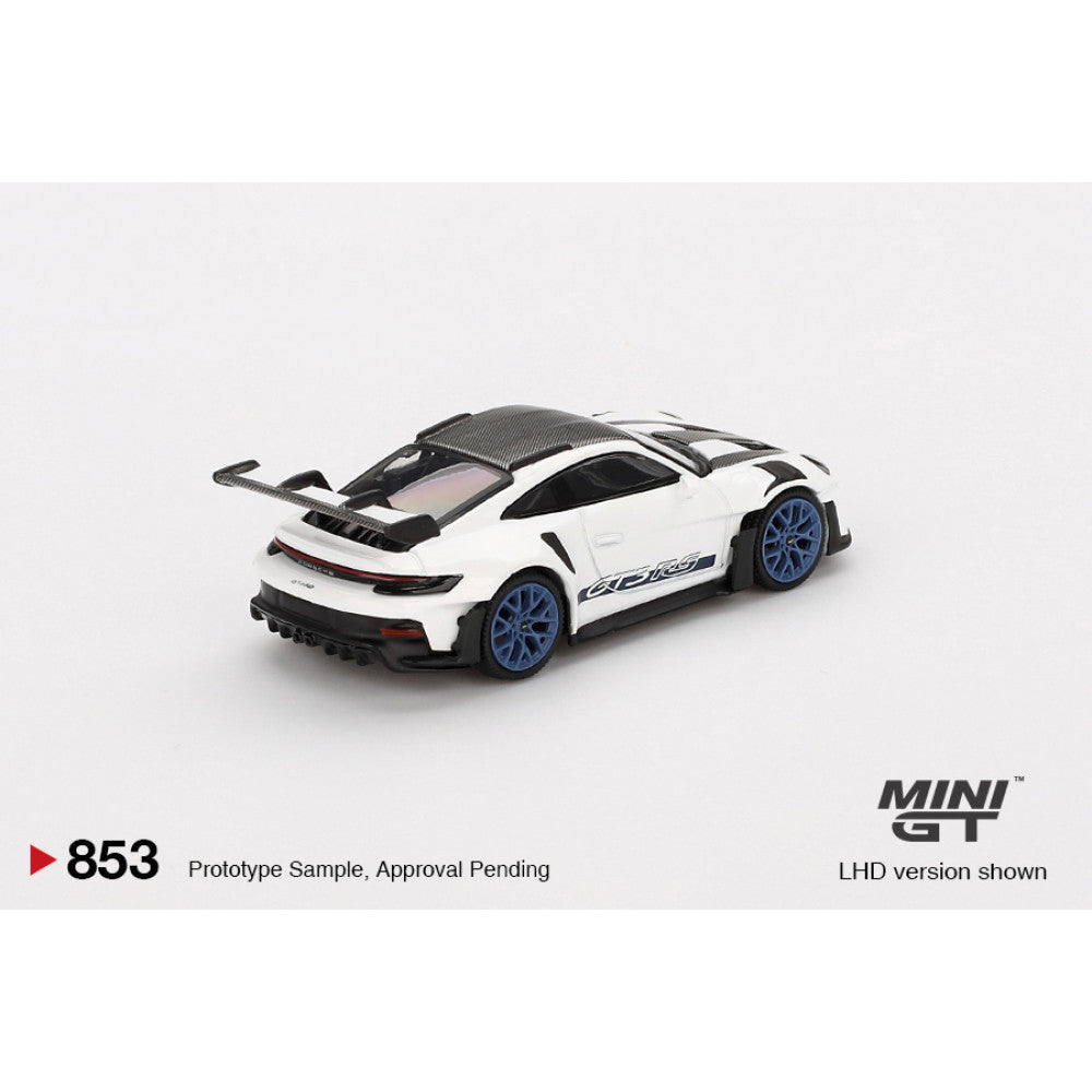 Mini GT 1/64 #853 Porsche 911 GT3 RS White