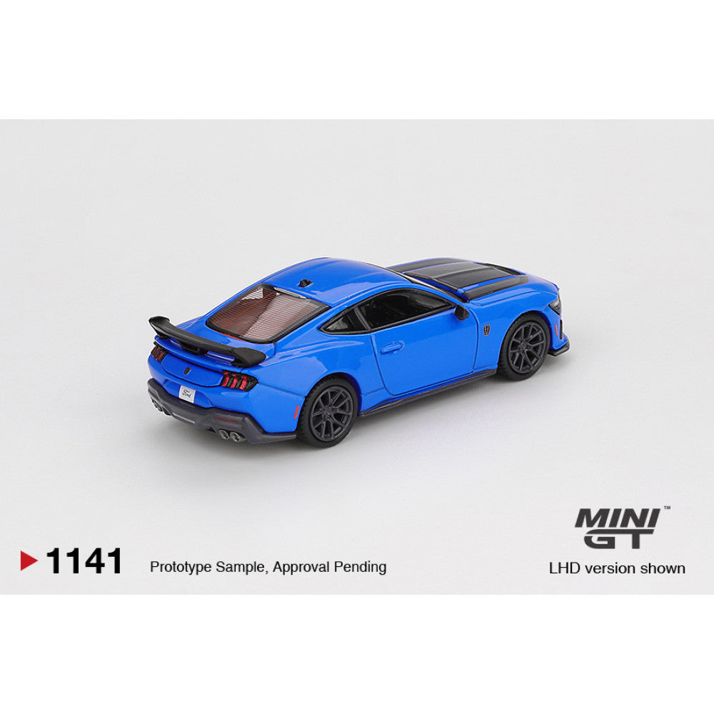 Mini GT 1/64 #1141 Ford Mustang Dark Horse Blue