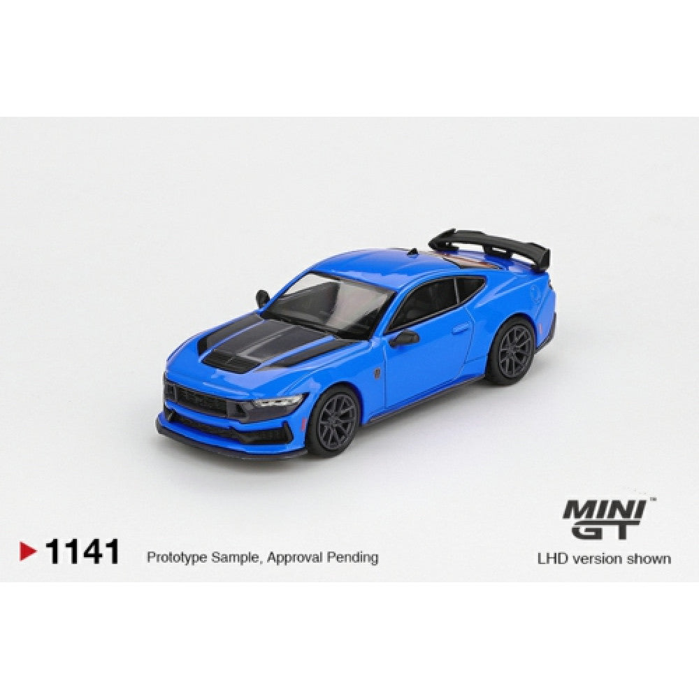 Mini GT 1/64 #1141 Ford Mustang Dark Horse Blue