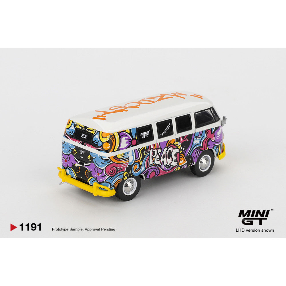 Mini GT 1/64 #1191 Volkswagen VW T1 Microbus Mizu Design