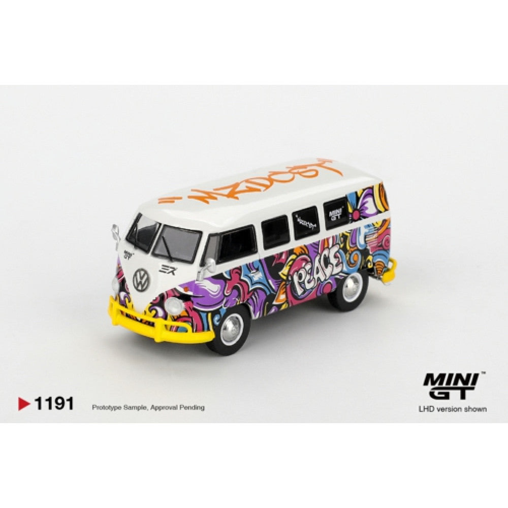 Mini GT 1/64 #1191 Volkswagen VW T1 Microbus Mizu Design
