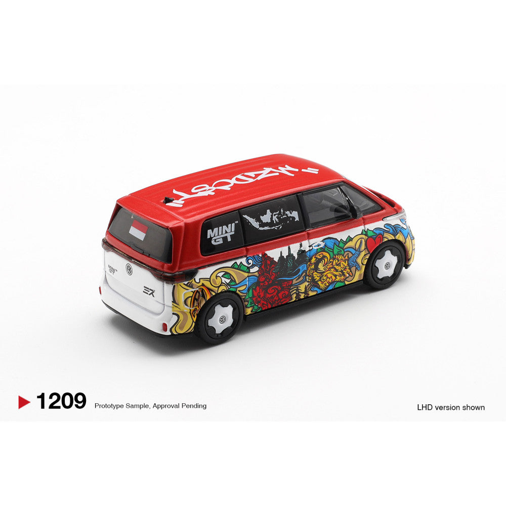 Mini GT 1/64 #1209 Volkswagen VW ID Buzz Mizu Design
