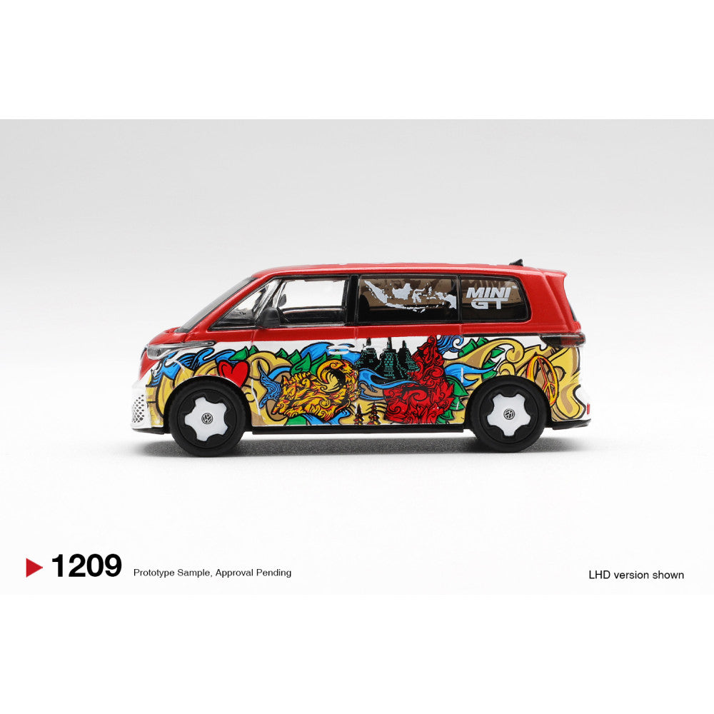 Mini GT 1/64 #1209 Volkswagen VW ID Buzz Mizu Design