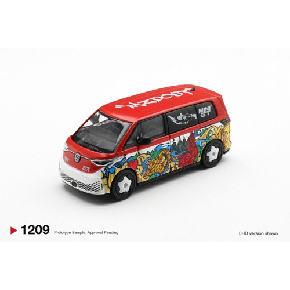 Mini GT 1/64 #1209 Volkswagen VW ID Buzz Mizu Design