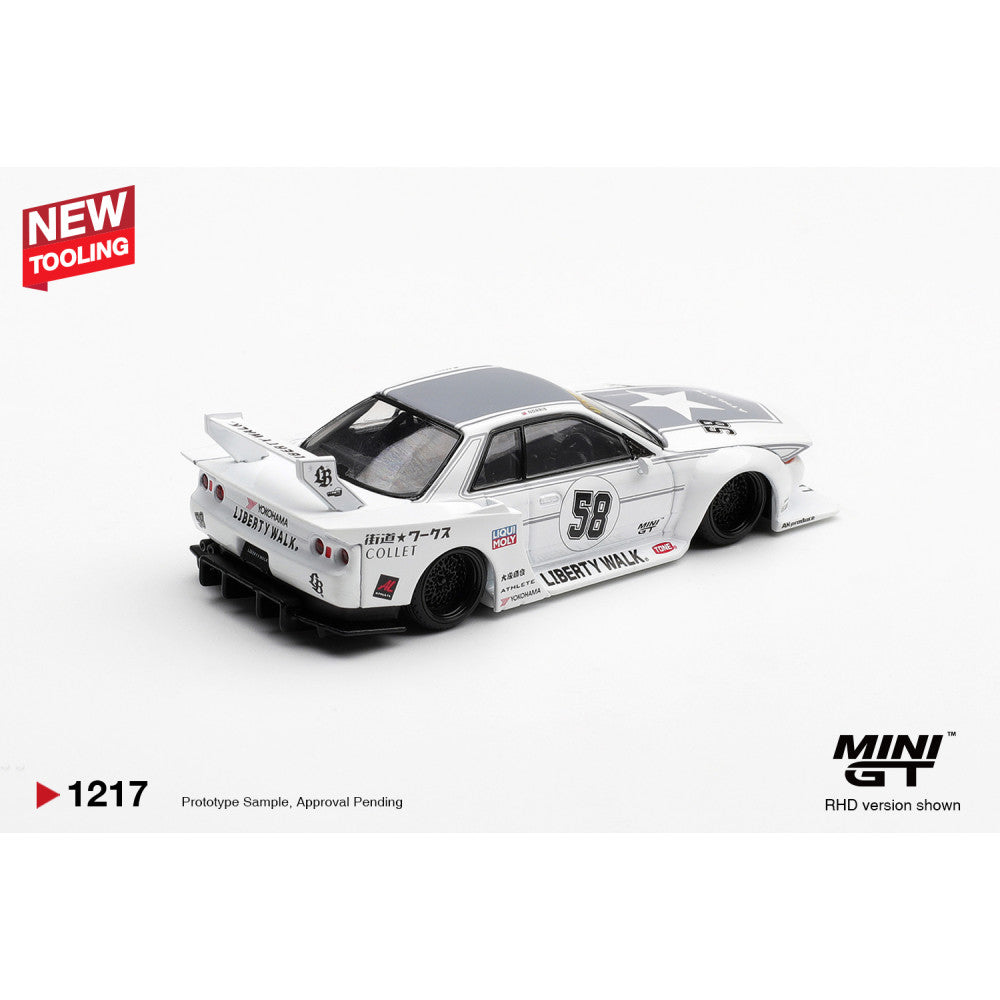 Mini GT 1/64 #1217 Nissan Skyline R32 Kaido Works TAS 2025