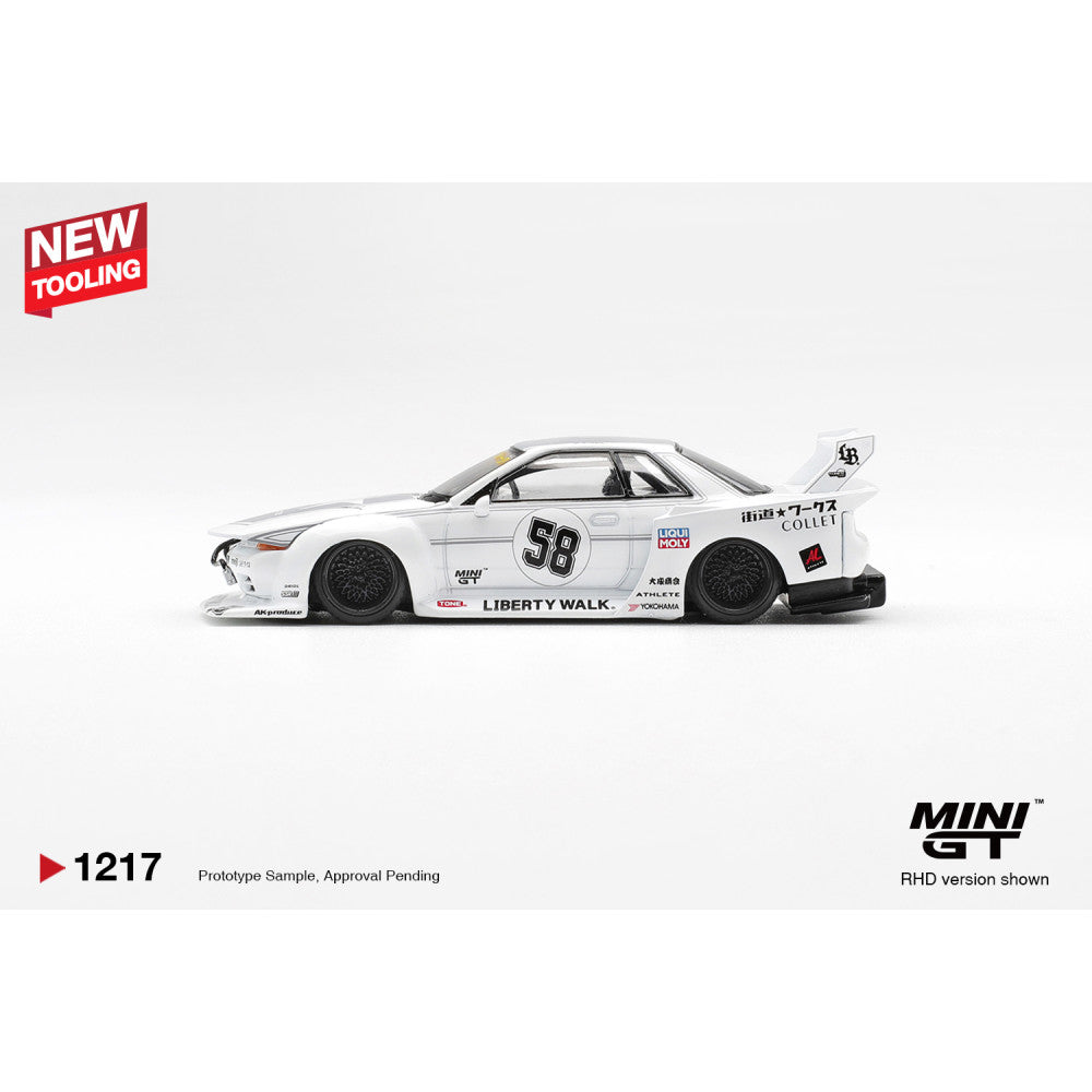 Mini GT 1/64 #1217 Nissan Skyline R32 Kaido Works TAS 2025