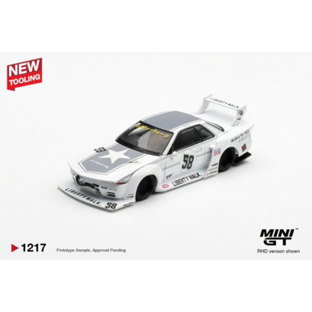 Mini GT 1/64 #1217 Nissan Skyline R32 Kaido Works TAS 2025