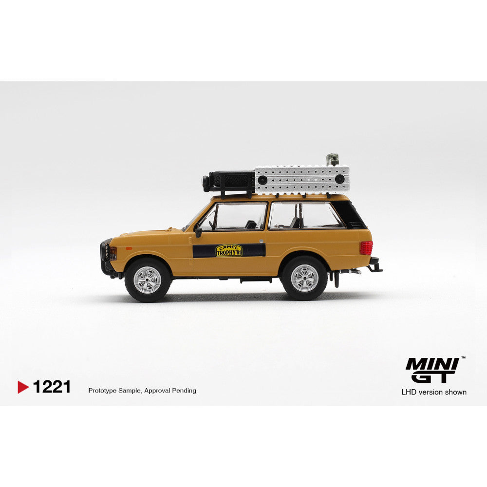 Mini GT 1/64 #1221 Range Rover 1981 Camel Trophy