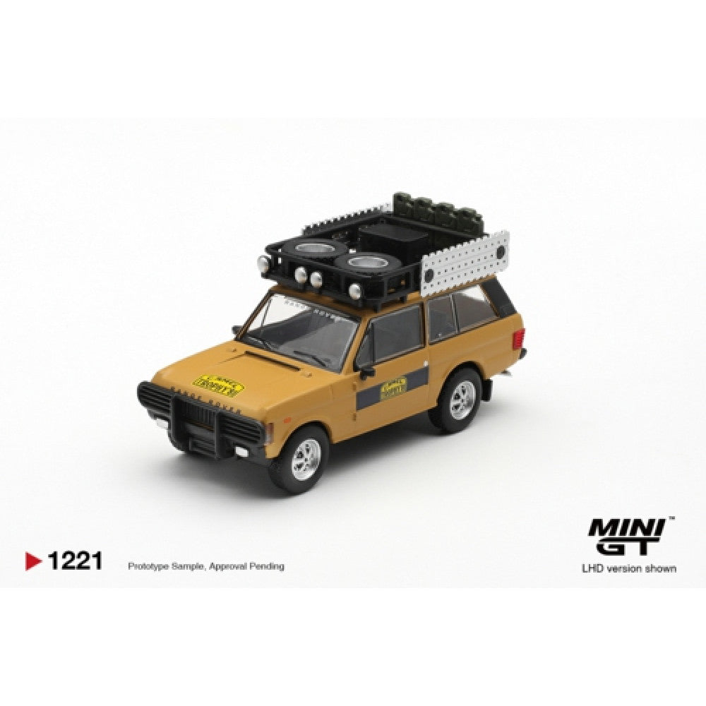 Mini GT 1/64 #1221 Range Rover 1981 Camel Trophy