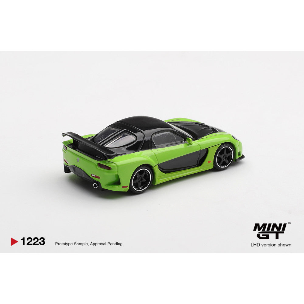 Mini GT 1/64 #1223 Mazda RX7 Veilside Fortune7 Green