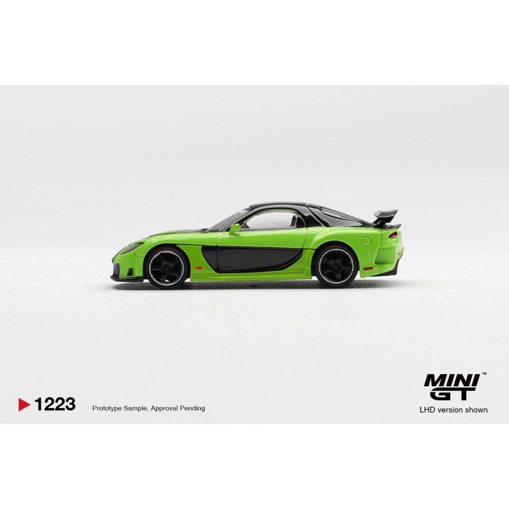 Mini GT 1/64 #1223 Mazda RX7 Veilside Fortune7 Green