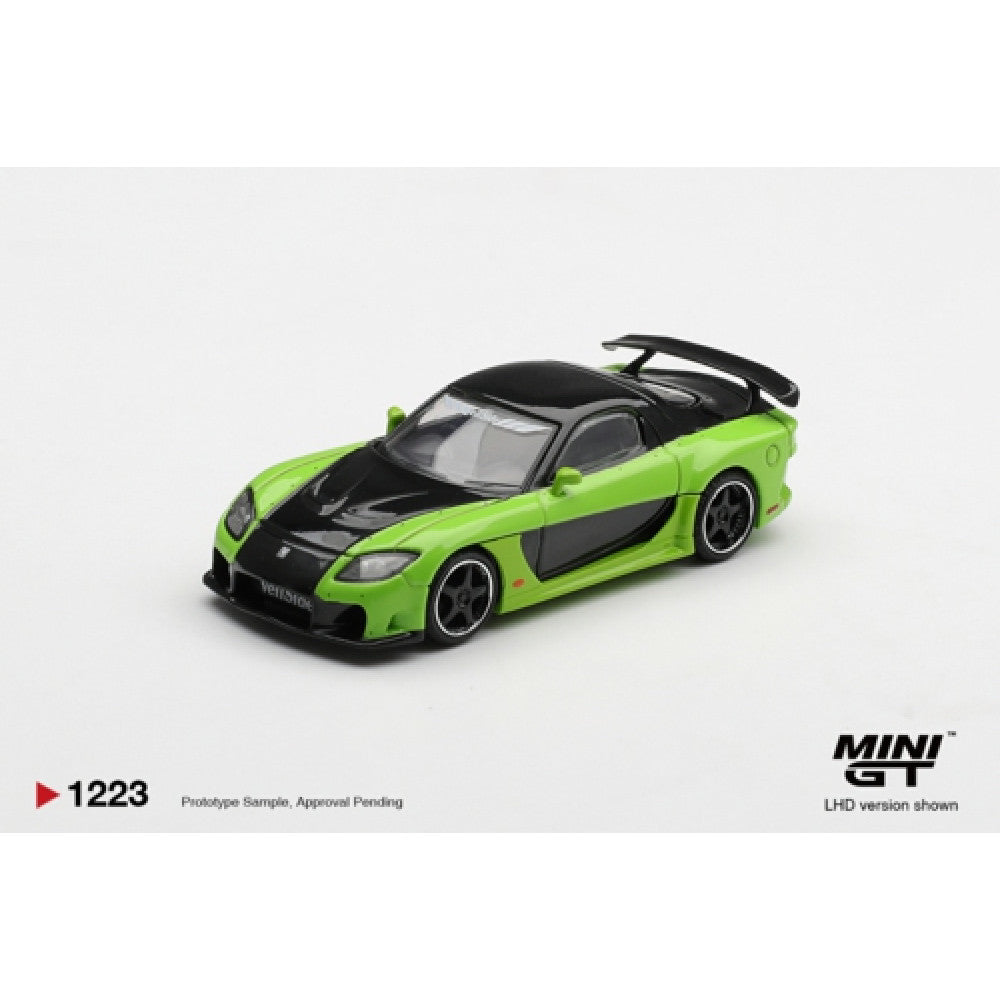 Mini GT 1/64 #1223 Mazda RX7 Veilside Fortune7 Green