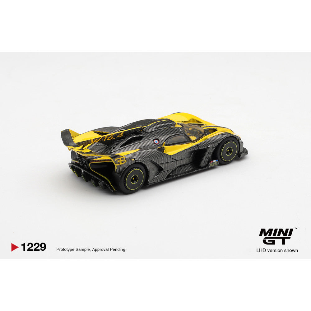 Mini GT 1/64 #1229 Bugatti Bolide Yellow