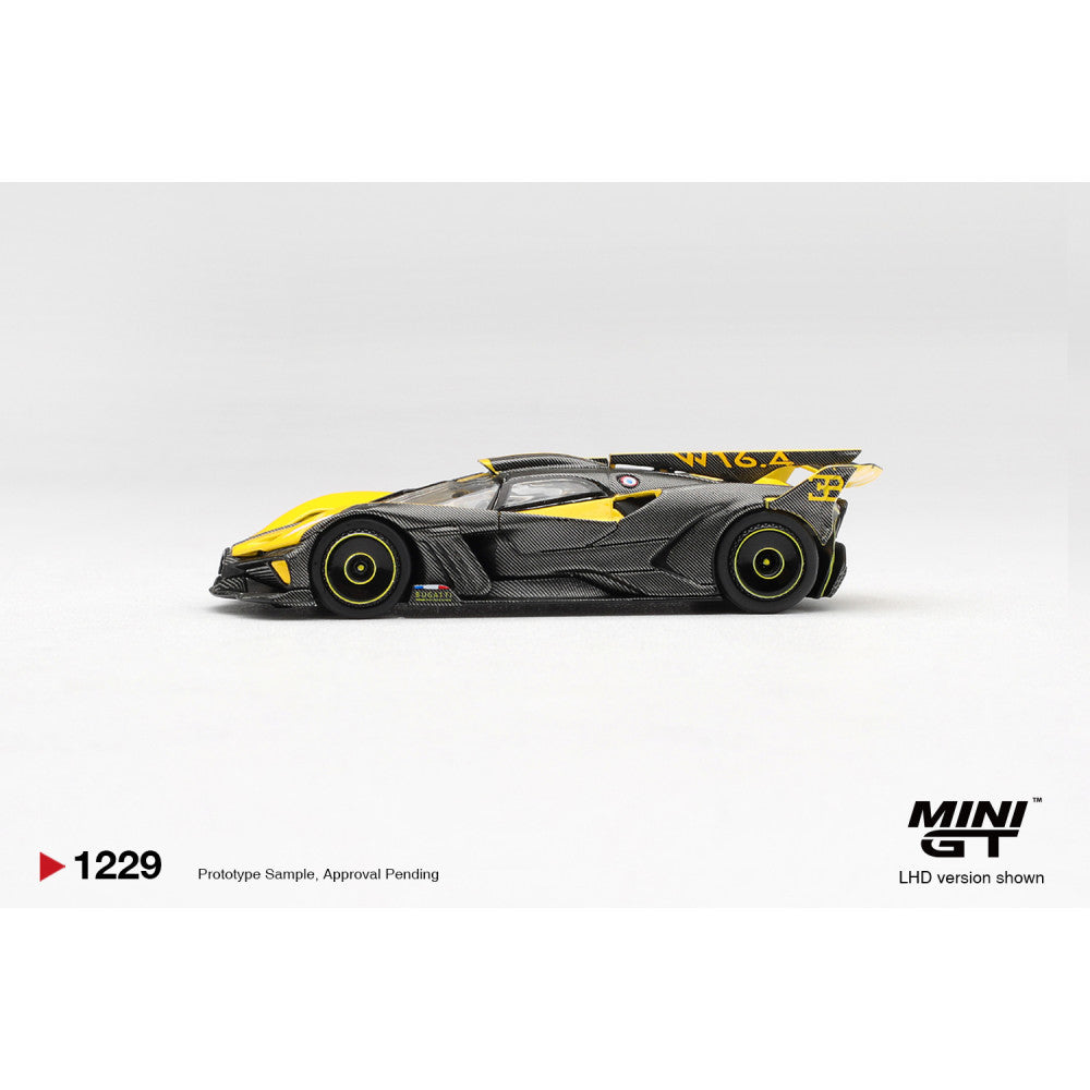 Mini GT 1/64 #1229 Bugatti Bolide Yellow