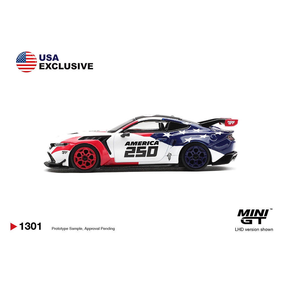 Mini GT 1/64 #1301 Fors Mustang GTD America 250 USA Exclusive