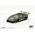 (PRE-ORDER) Mini GT 1/64 #1416 Lamborghini Countach LB Works Army Green