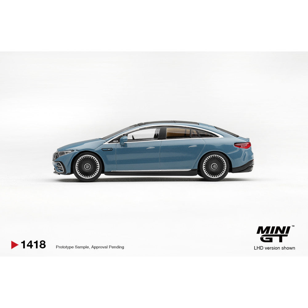 (PRE-ORDER) Mini GT 1/64 #1418 Mercedes AMG EQ3 53 Blue