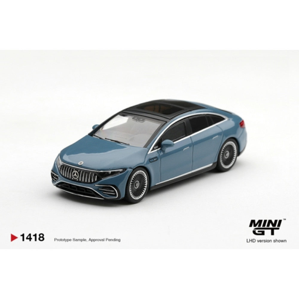 (PRE-ORDER) Mini GT 1/64 #1418 Mercedes AMG EQ3 53 Blue