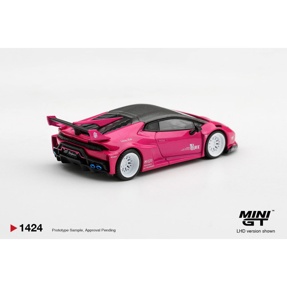 (PRE-ORDER) Mini GT 1/64 #1424 Lamborghini Huracan GT Ruby Purple